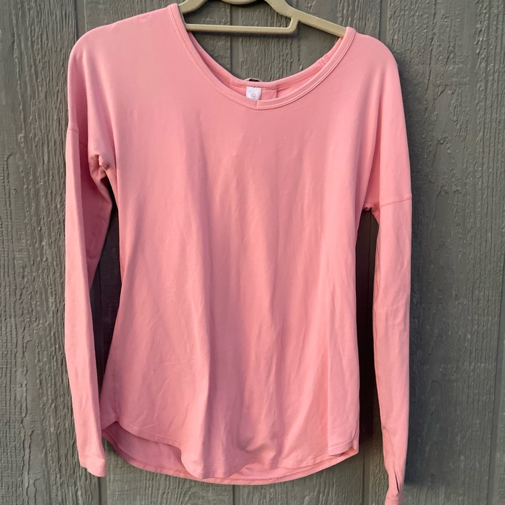 Ivivva Lululemon kids long sleeve pink shirt sz 12